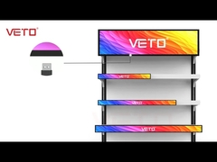 VETO 35 cali Ultra szeroka półka cyfrowa DGE Reklamowy ekran 4k Bar LCD Display For Supermarket