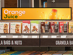 VETO Reklama w pomieszczeniach Media Player Strip Ultra Wide Shelf Screen Stretch Bar Lcd Display