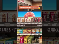 Szklany ramy dwustronny wyświetlacz, witamy na konsulacie,