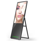 43-Inch Battery Powered Portable LCD Foldable Advertising Machine