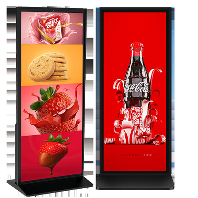 70 cali pełnoekranowy 4k podłogowy stojący sygnał cyfrowy TFT LCD kiosk dotykowy