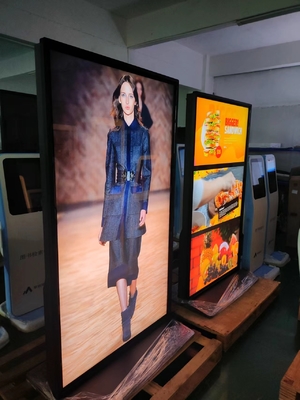 70 cali Splice Floor Standing Digital Interactive Kiosk Full Screen 4k z 178° kątem widzenia