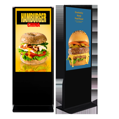 43 49 55 65 Calowy wyświetlacz LCD Reklamowy Ekran Cyfrowe kioski sygnalizacyjne