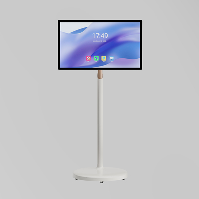 VETO 24-calowy ekran dotykowy w pomieszczeniu z baterią 13MP Kamera przenośny smart TV na kółkach Do pracy i nauki