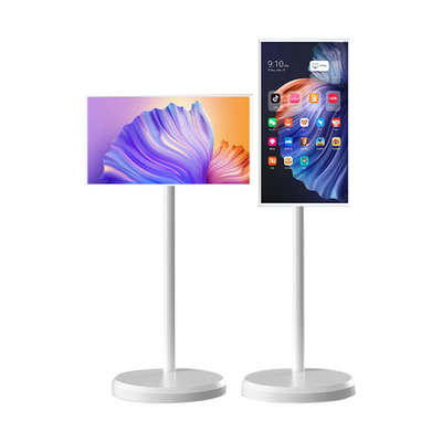 WETO 21,5 24 27 cali Bateria zasilania w pomieszczeniach Smart TV w komórce ekran dotykowy 1080p LCD wyświetlacz Smart Rotating Rolling tv