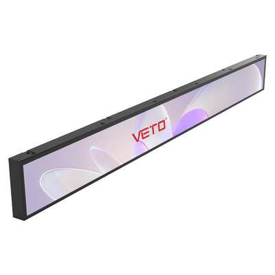 VETO 23,1 cali Zindywidualizowany rozmiar Płytka LCD w pomieszczeniach wewnętrznych Płytka rozciągnięta Płytka LCD Android półka Edge Reklama Media Player Płytka LCD