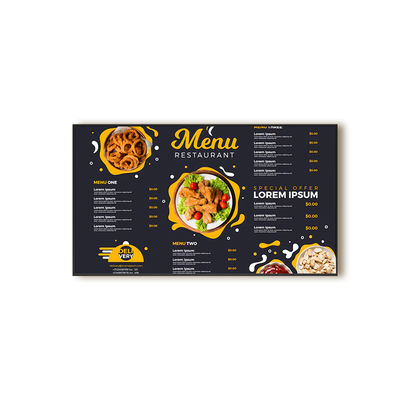 Jakość VETO Wyświetlacz menu w pomieszczeniach Android LCD ekran dotykowy Digital Signage fabryka