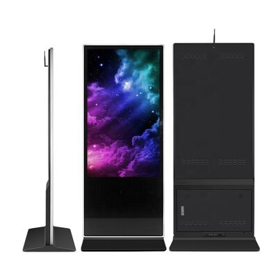 Jakość VETO 43 49 55 Inch Podłoga stojąca Digital Signage z 1920 * 1080 rozdzielczość Android OS Kiosk ekranu dotykowego i 60000 godzin żywotności fabryka