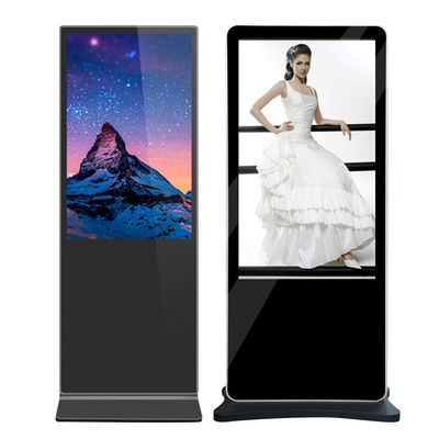 VETO 43 50 55 cali 4K LCD Reklama Pionowy cyfrowy kiosk Podłoga stojąca Ekran dotykowy cyfrowa napisy