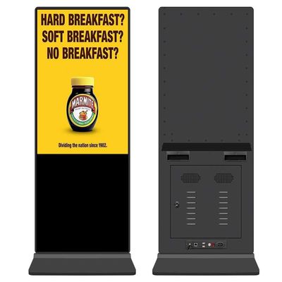 TOTEM reklamowy LCD 43 cale Android, stojący na podłodze, obsługa Wi-Fi, USB