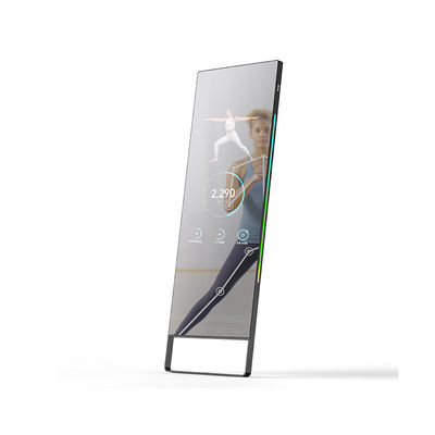49 55" Touch Screen Magic Mirror Digital Signage Gym Interactive Touch Screen Kiosk