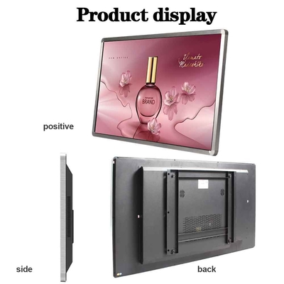 Indoor LCD advertising player android smart wifi digital picture frame wall mount screen for shop window lcd display