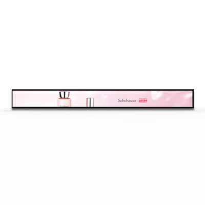 WETO Customisizd Rozmiar 4K rozciągnięty wyświetlacz lcd Ultra Thin Bar Panel lcd dla sklepów detalicznych