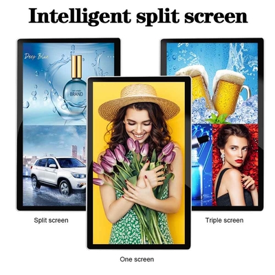Retail Store Android Wall Mounted Touch Screen Lcd Animated Advertising Screens For Commercial Digital Display